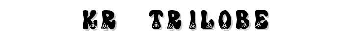 KR Trilobe font